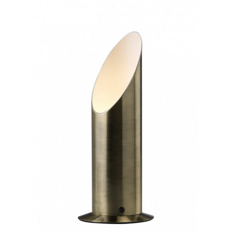 Lampe de table Indio Laiton antique 1 ampoule 22,5cm|Lampes à poser|Luminaire Center
