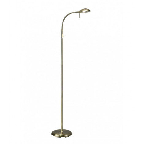Lampe de lecture Bamberg Laiton antique 1 ampoule 140cm|Lampes à poser|Luminaire Center