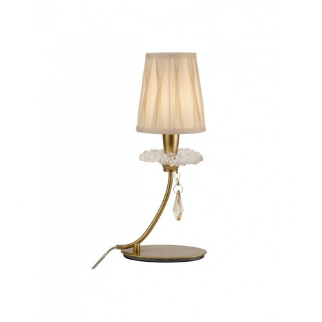 Lampe de table Sophie Or peint 1 ampoule 47cm|Lampes à poser|Luminaire Center