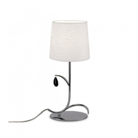 Lampe de table Andrea Chrome poli 1 ampoule 45cm|Lampes à poser|Luminaire Center