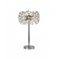 Lampe Design Cristal k9 Chrome poli 6 ampoules 60,5cm|Lampes à poser|Luminaire Center