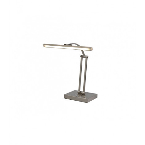 Lampe de table Nickel satiné 1 ampoule 42cm|Lampes à poser|Luminaire Center