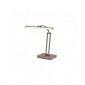Lampe de table Nickel satiné 1 ampoule 42cm|Lampes à poser|Luminaire Center