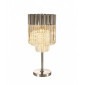 Lampe Design Nickel poli 3 ampoules 65cm|Lampes à poser|Luminaire Center