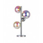 Lampe de table globe Chrome poli,irisé 3 ampoules 60cm|Lampes à poser|Luminaire Center