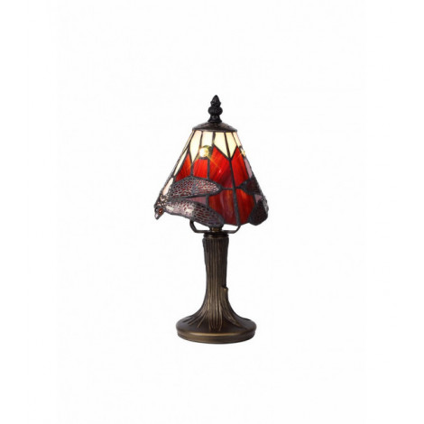 Lampe Tiffany Cristal k9 Rose,noir,or,violet 1 ampoule 33cm|Lampes à poser|Luminaire Center