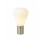 Lampe de table globe Nickel satiné 1 ampoule 38cm|Lampes à poser|Luminaire Center