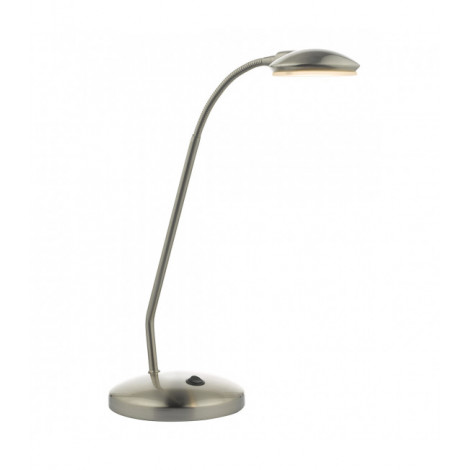 Lampe de table Aria Chrome satiné 1 ampoule 59cm|Lampes à poser|Luminaire Center