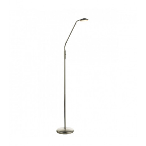 Lampe de lecture Aria Chrome satiné 1 ampoule 162cm|Lampes à poser|Luminaire Center