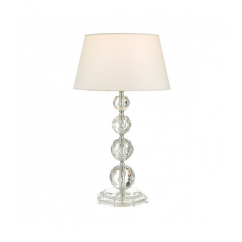 Lampe de table Bedelia Transparent 1 ampoule 52cm|Lampes à poser|Luminaire Center