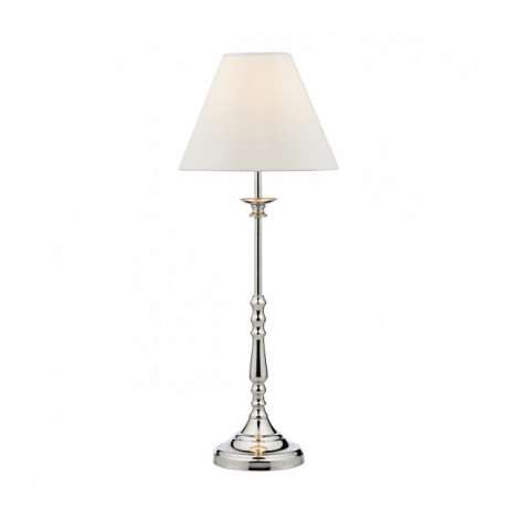 Lampe de table Blenheim Nickel poli 1 ampoule 55cm|Lampes à poser|Luminaire Center