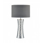 Lampe de table Bokara CéramiqueArgenté 1 ampoule 68cm|Lampes à poser|Luminaire Center