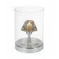 Lampe Design Decade Chrome poli,verre 1 ampoule 20,5cm|Lampes à poser|Luminaire Center