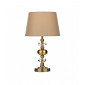 Lampe de table Edith Laiton antique,verre à facettes 1 ampoule 38cm|Lampes à poser|Luminaire Center