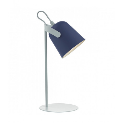 Lampe de table Effie blanc mat,Bleu mat 1 ampoule 37cm|Lampes à poser|Luminaire Center