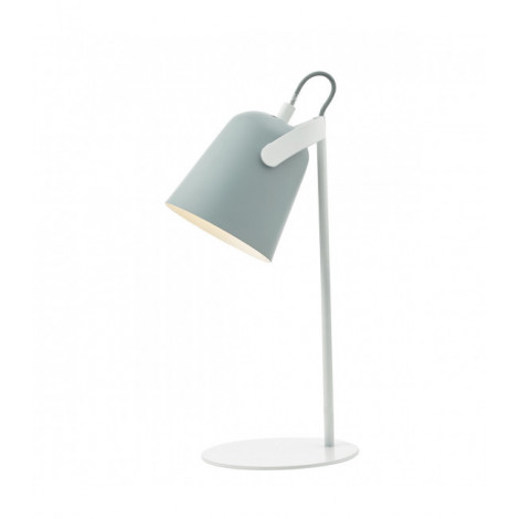 Lampe de table Effie blanc mat,Gris mat 1 ampoule 37cm|Lampes à poser|Luminaire Center