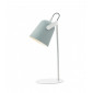 Lampe de table Effie blanc mat,Gris mat 1 ampoule 37cm|Lampes à poser|Luminaire Center