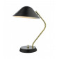 Lampe de table Erna Laiton poli,noir satiné 1 ampoule 39cm|Lampes à poser|Luminaire Center