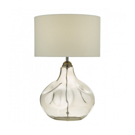 Lampe de table Esarosa Verre fumé 1 ampoule 54cm|Lampes à poser|Luminaire Center