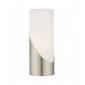 Lampe de table Faris Nickel satiné,verre opal 1 ampoule 25cm|Lampes à poser|Luminaire Center