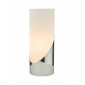 Lampe de table Faris 1 ampoule Chrome poli,verre opale|Lampes à poser|Luminaire Center