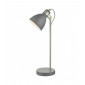 Lampe de table Frederick Chrome satiné,Gris mat 1 ampoule 5,1cm|Lampes à poser|Luminaire Center