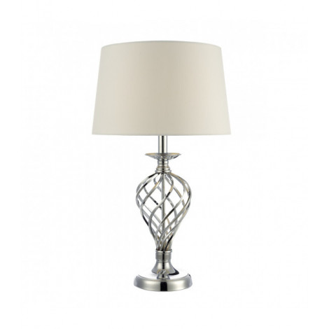 Lampe de table Iffley Chrome poli 1 ampoule 62cm|Lampes à poser|Luminaire Center