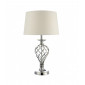 Lampe de table Iffley Chrome poli 1 ampoule 62cm|Lampes à poser|Luminaire Center