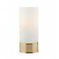 Lampe de table Jot Verre opal,or poli 1 ampoule 19cm|Lampes à poser|Luminaire Center