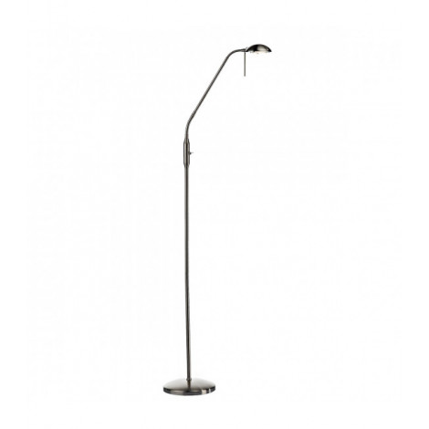 Lampe de lecture Journal Chrome satiné 1 ampoule 162cm|Lampes à poser|Luminaire Center