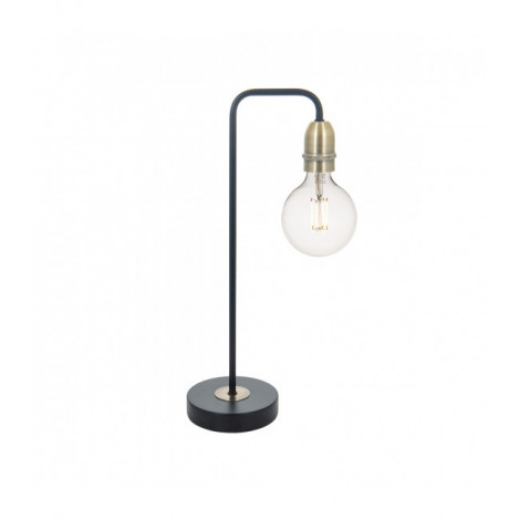 Lampe de table Kiefer Cuivres Antique,Noir mat 1 ampoule 45cm|Lampes à poser|Luminaire Center