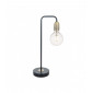 Lampe de table Kiefer Cuivres Antique,Noir mat 1 ampoule 45cm|Lampes à poser|Luminaire Center