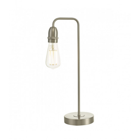 Lampe de table Kiefer Chrome satiné 1 ampoule 45cm|Lampes à poser|Luminaire Center