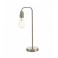 Lampe de table Kiefer Chrome satiné 1 ampoule 45cm|Lampes à poser|Luminaire Center