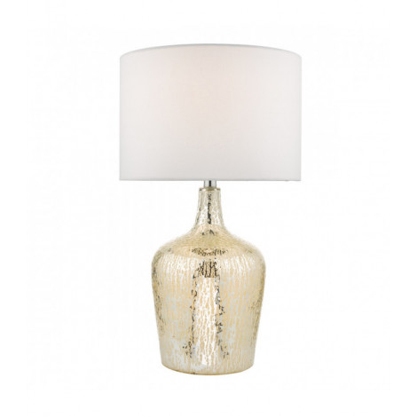 Lampe de table Lolek Verre de mercure enArgent 1 ampoule 61cm|Lampes à poser|Luminaire Center