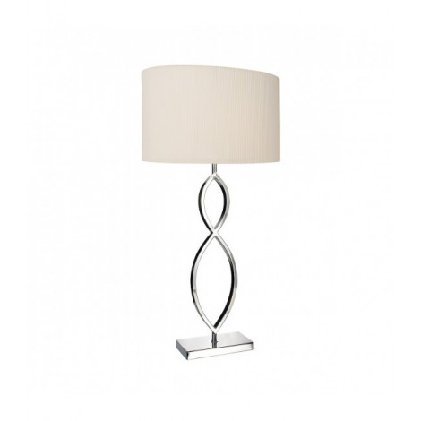 Lampe de table Luigi Chrome poli 1 ampoule 71cm|Lampes à poser|Luminaire Center