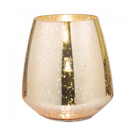 Lampe de table Neno Verre en cuivre 1 ampoule 17cm|Lampes à poser|Luminaire Center