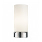 Lampe de table Owen Chrome poli,verre opale 1 ampoule 24cm|Lampes à poser|Luminaire Center