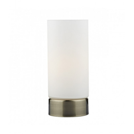 Lampe de table Owen Laiton antique,verre opal 1 ampoule 24cm|Lampes à poser|Luminaire Center