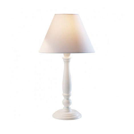 Lampe de table Regal blanc mat 1 ampoule 41,5cm|Lampes à poser|Luminaire Center