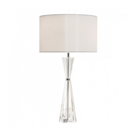 Lampe de table Risha Cristal,nickel poli 2 ampoules 66cm|Lampes à poser|Luminaire Center
