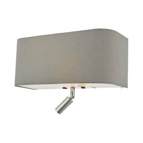 Lampe de lecture Ronda Chrome poli,gris 2 ampoules 15cm|Lampes à poser|Luminaire Center