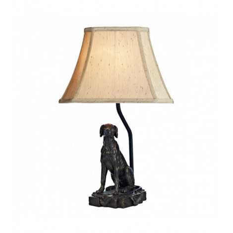 Lampe de table Rover Bronze brossé 1 ampoule 50cm|Lampes à poser|Luminaire Center
