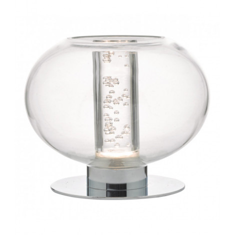 Lampe LED intégré Yomara Verre,bulle acrylique 1 ampoule 15cm|Lampes à poser|Luminaire Center