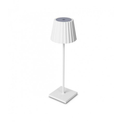 Lampe de table Night Aluminium blanc 38 Cm|Lampes à poser|Luminaire Center