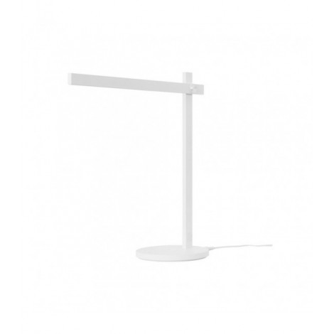 Lampe de table Touch Polycarbonate,aluminium Teinté, blanc 43 Cm|Lampes à poser|Luminaire Center