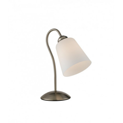 Lampe Design Lume 1 ampoule Métal,diffuseur Verre Nickel|Lampes à poser|Luminaire Center