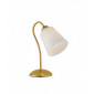 Lampe Design Lume 1 ampoule Métal,diffuseur Verre Or|Lampes à poser|Luminaire Center