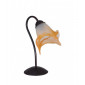 Lampe Design Lume 1 ampoule Métal,diffuseur Verre Rouille|Lampes à poser|Luminaire Center
