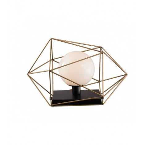Lampe de table globe Abraxas Noir 26,5 Cm|Lampes à poser|Luminaire Center